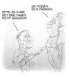 Cartoon: Zwang (small) by philipolippi tagged bettler,essstörung,zwang