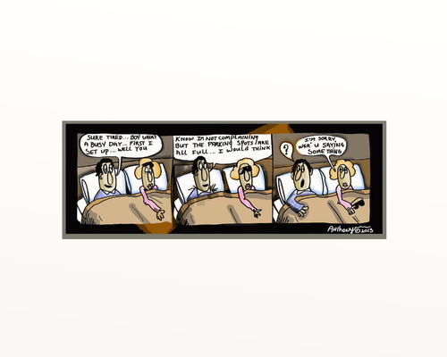 Cartoon: Bed talk (medium) by tonyp tagged arp,cartoons,ink,pencil,tonyp,bed,talk