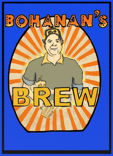 Cartoon: Beer label (medium) by tonyp tagged aprons,beer,label,arp,arptoons