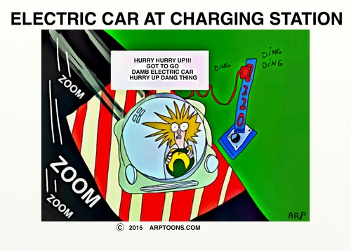 Cartoon: ELECTRIC CARS (medium) by tonyp tagged arp,electric,cars,arptoons