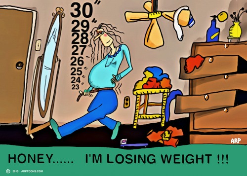 Cartoon: Losing weight (medium) by tonyp tagged arp,weight,losing,arptoons