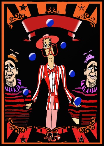 Cartoon: Poster blank (medium) by tonyp tagged arp,circus,tall,man,poster