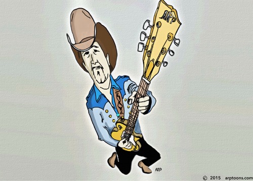 Cartoon: Rocking out country style (medium) by tonyp tagged arp,musicians,artist,cartoonist,arptoons,scott