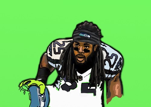 Cartoon: Shermon of the Seahawks (medium) by tonyp tagged arp,sermon,sea,hawks,seahawks,arptoons