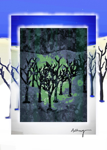 Cartoon: trees (medium) by tonyp tagged arp,arptoons,wacom,cartoons,tree,trees