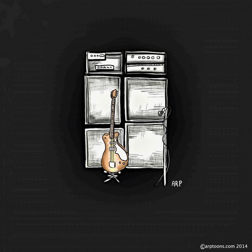 Cartoon: Varooom (medium) by tonyp tagged arp,guitar,music,amp,amps,arptoons