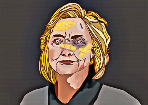 Cartoon: What did I do? (medium) by tonyp tagged arptoons,clinton,hilary,president,women,arp