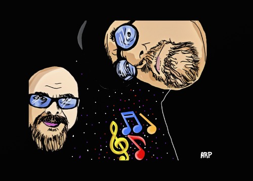 Cartoon: What is it? Music (medium) by tonyp tagged arp,what,is,it,music