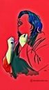 Cartoon: Blues singer izzy (small) by tonyp tagged arp izzy singer arptoons