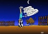 Cartoon: COWPOKE (small) by tonyp tagged arp cow cowboy poke rookie cowman