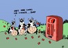 Cartoon: Drinking with the cows (small) by tonyp tagged arp,arptoons,cows,drinking,pop,farm