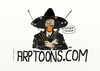 Cartoon: duck and sumbreo (small) by tonyp tagged arp,duck,mexican