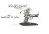 Cartoon: FROGS kill people not guns (small) by tonyp tagged arp,frogs,guns,kill,arptoons