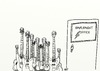 Cartoon: GUITAR EMPLOYMENT OFFICE (small) by tonyp tagged arp,guitar,work,unemployment