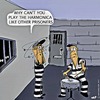 Cartoon: Life in Jail (small) by tonyp tagged arp,jail,prison,arptoons,drums,music