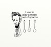 Cartoon: Lincoln spoons (small) by tonyp tagged ap,spoons,lincoln,arptoons