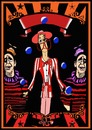 Cartoon: Poster blank (small) by tonyp tagged arp,circus,tall,man,poster