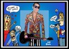 Cartoon: Regan Lane Music Man (small) by tonyp tagged arp man cartoon music guitar world