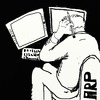 Cartoon: sitting (small) by tonyp tagged arp arptoons tonyp beaker guy sitting