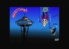 Cartoon: Sky Diving in Seattle (small) by tonyp tagged arp,sky,diving,selfy