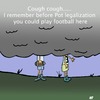 Cartoon: Smoke at park (small) by tonyp tagged arp,arptoons,tonyp,park,pot