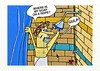 Cartoon: SOAP ON THE ROPE (small) by tonyp tagged arp soap rope shower bath lost