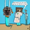 Cartoon: Some People (small) by tonyp tagged arp,hearts,heart,men,man,xray