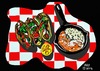 Cartoon: Table Setting (small) by tonyp tagged arp food table tacos spanish