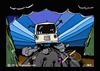 Cartoon: Traveling (small) by tonyp tagged arp van suv traveling