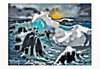 Cartoon: West coast waves (small) by tonyp tagged arp water costal cats pot arptoons wacom cartoons space dreams music ipad camera tonyp