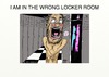 Cartoon: wrong locker room (small) by tonyp tagged arp,lockers,room,gym