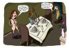 Cartoon: Keine Zeit (small) by ullmann tagged beziehung,liebe,paar,romantisch,candlelightdinner