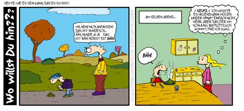 Cartoon: Geschmackssensibilisierung (medium) by The Ripple Brook tagged baby,essen,hundekacke,spinat,eklig