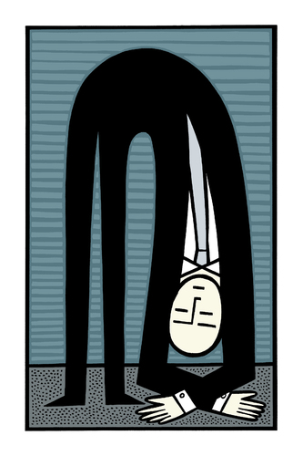 Cartoon: Be flexiable (medium) by baggelboy tagged bend,reach,flex