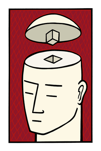 Cartoon: Plug (medium) by baggelboy tagged head,hole