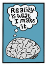 Cartoon: My brain has a mind of its own (small) by baggelboy tagged brain,think,perception