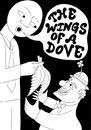Cartoon: The wings of a dove (small) by baggelboy tagged peace,clown,wings