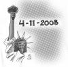 Cartoon: freedom (small) by dloewy tagged freedom