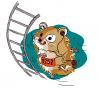 Cartoon: hamster (small) by dloewy tagged hamster,pet