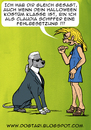 Cartoon: Halloween mit Bruno Lagerfeld 2 (small) by dogtari tagged karl,lagerfeld,halloween,dogtari,bruno,claudia,schiffer,kostüm