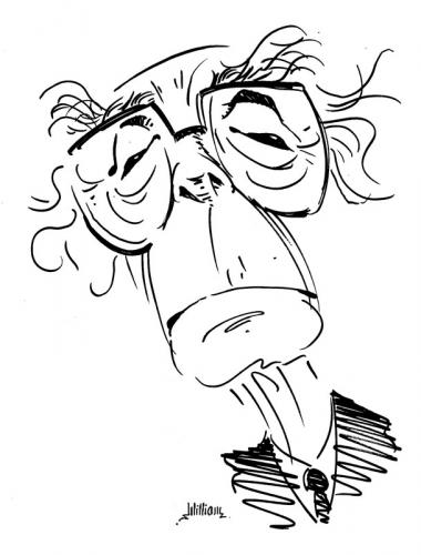 Cartoon: Jose Saramago
