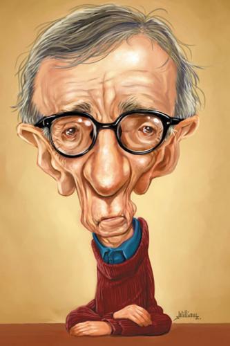 Cartoon: Woody Allen (medium) by William Medeiros tagged actor,director,movie,humour