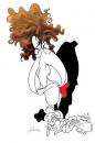 Cartoon: Bob Dylan (small) by William Medeiros tagged music