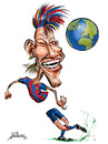 Cartoon: Neymar (small) by William Medeiros tagged soccer,futebol,barcelona