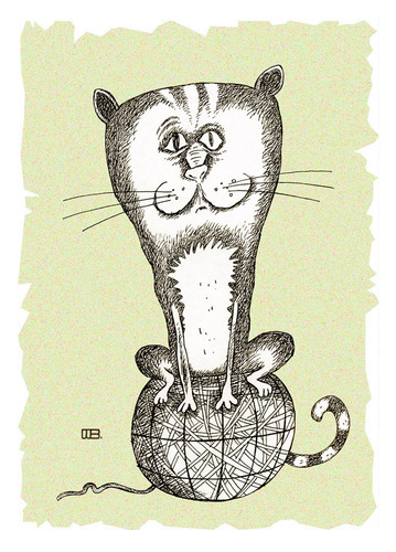 Cartoon: The top of the world (medium) by weiszb tagged cat,hank,the