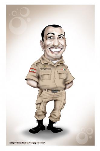 Cartoon: Caricatura Policial Wolff (medium) by leandrofca tagged caricature,art,illustration