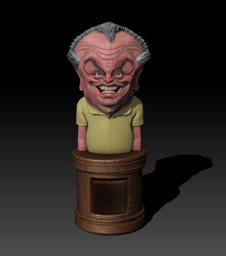 Cartoon: Modelagem 3d (medium) by leandrofca tagged caricature