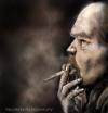 Cartoon: Mendigo Fumando (small) by leandrofca tagged caricature,arte,illustration