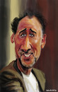 Cartoon: Nicolas Cage (small) by leandrofca tagged caricature,art,ilustration