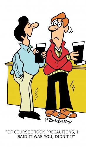 Cartoon: A precautionary tale (medium) by daveparker tagged drinkers,opposite